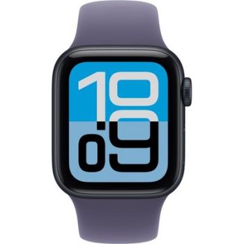 Apple Watch SE 3 40 mm, Midnight Aluminum Purple Fog Sport Band M/L